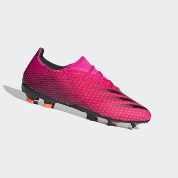 Botas De Futbol Adidas X Ghosted.3 Firm Ground Hombre Chile Rosas - GUPAHK620
