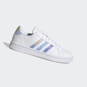 Zapatillas Adidas Grand Court Cloudfoam Lifestyle Court Comodidad Mujer Chile Blancas - VDXNFE492